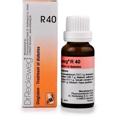 Dr. Reckeweg R40 Diaglukon - Disturbances in Blood Sugar Metabolism