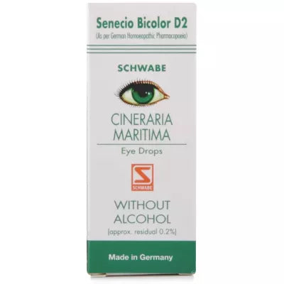 Willmar Schwabe Germany Cineraria Maritima Eye Drops (D2 Without Alcohol) (10ml)